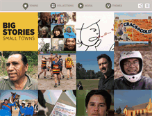 Tablet Screenshot of bigstories.com.au